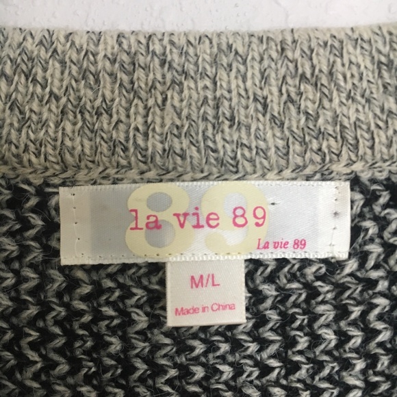 Western Aztec Poncho sweater M/L - Picture 4 of 5